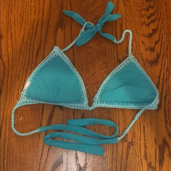 turquoise bikini top - Picture 3 of 3